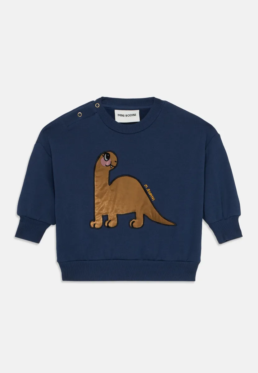 DINO APPLICATION UNISEX - Sweatshirt - blue