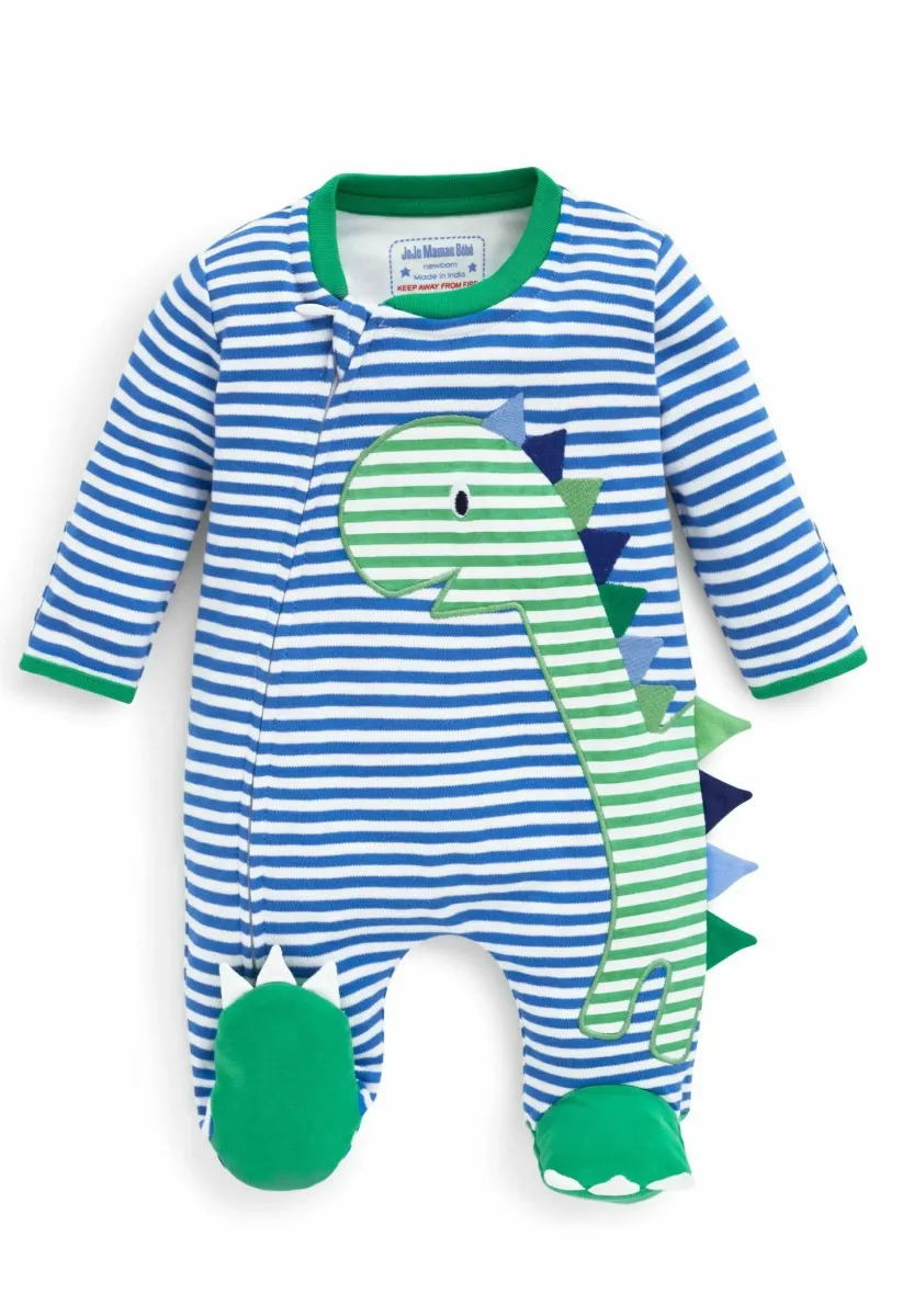 DINO APPLIQUE STANDARD - Strampler - blue