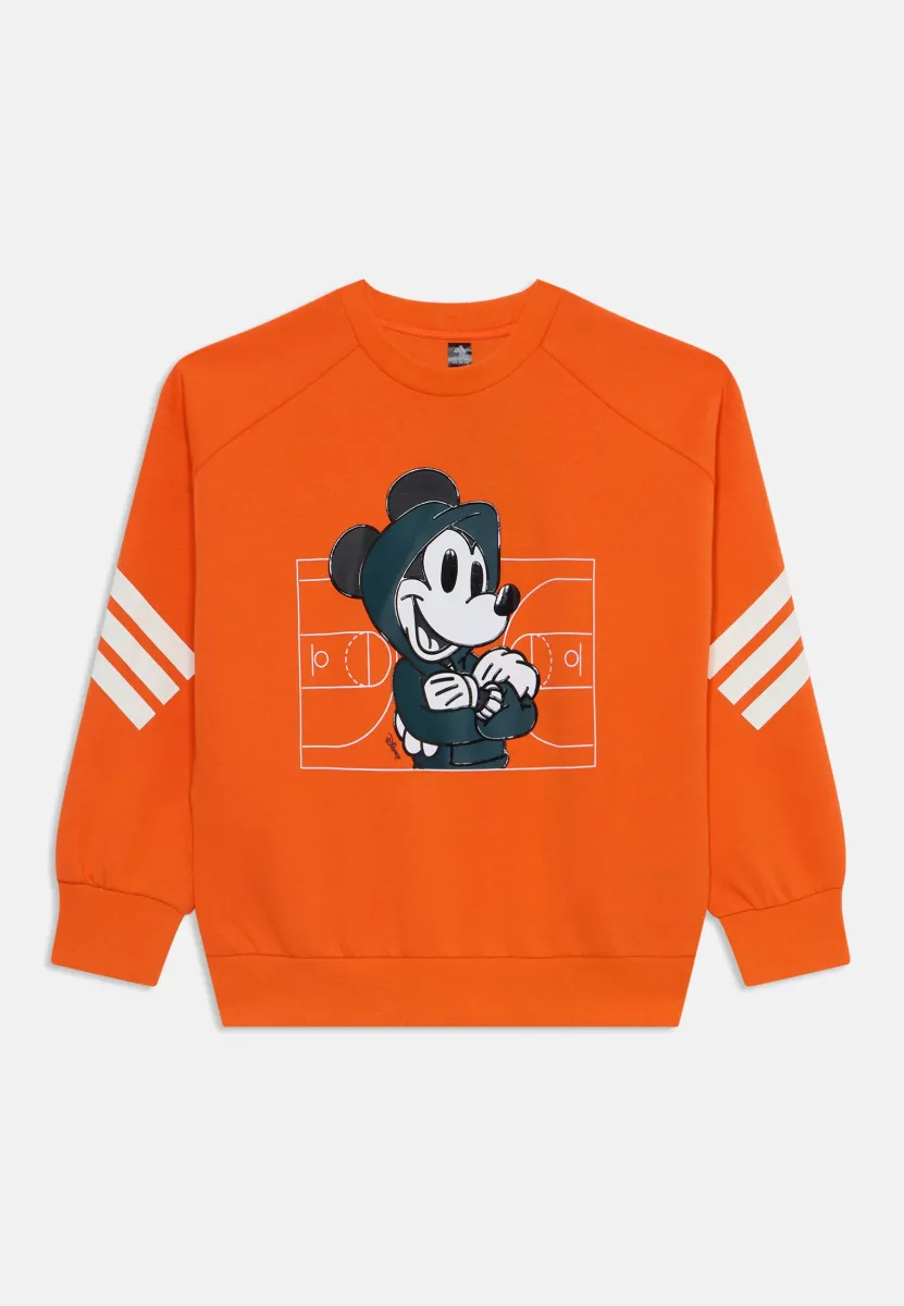 DISNEY MICKEY MOUSE KIDS UNISEX - Sweatshirt - semi impact orange/off white