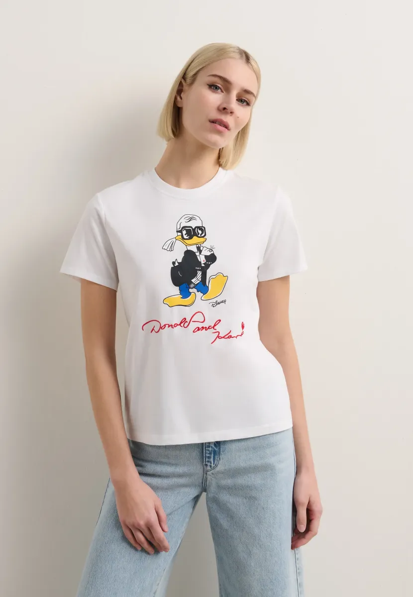 DISNEY REGULAR - T-Shirt print - white