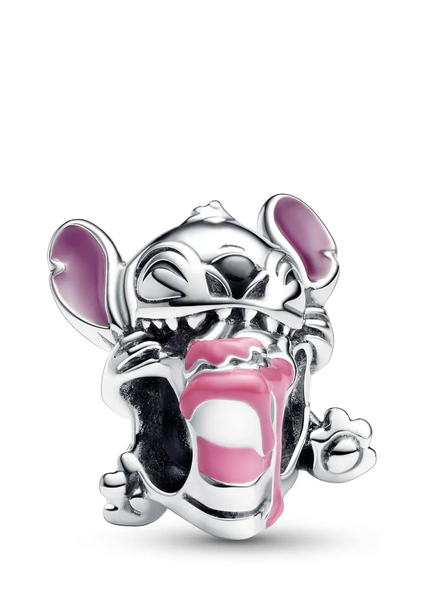 DISNEY STITCH BIRTHDAY CAKE - Charm - silver coloured