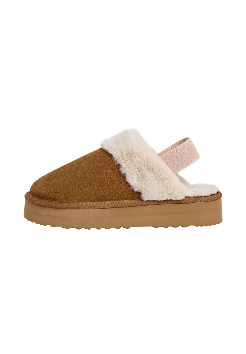 DISSY TAPE - Hausschuh - cognac brown