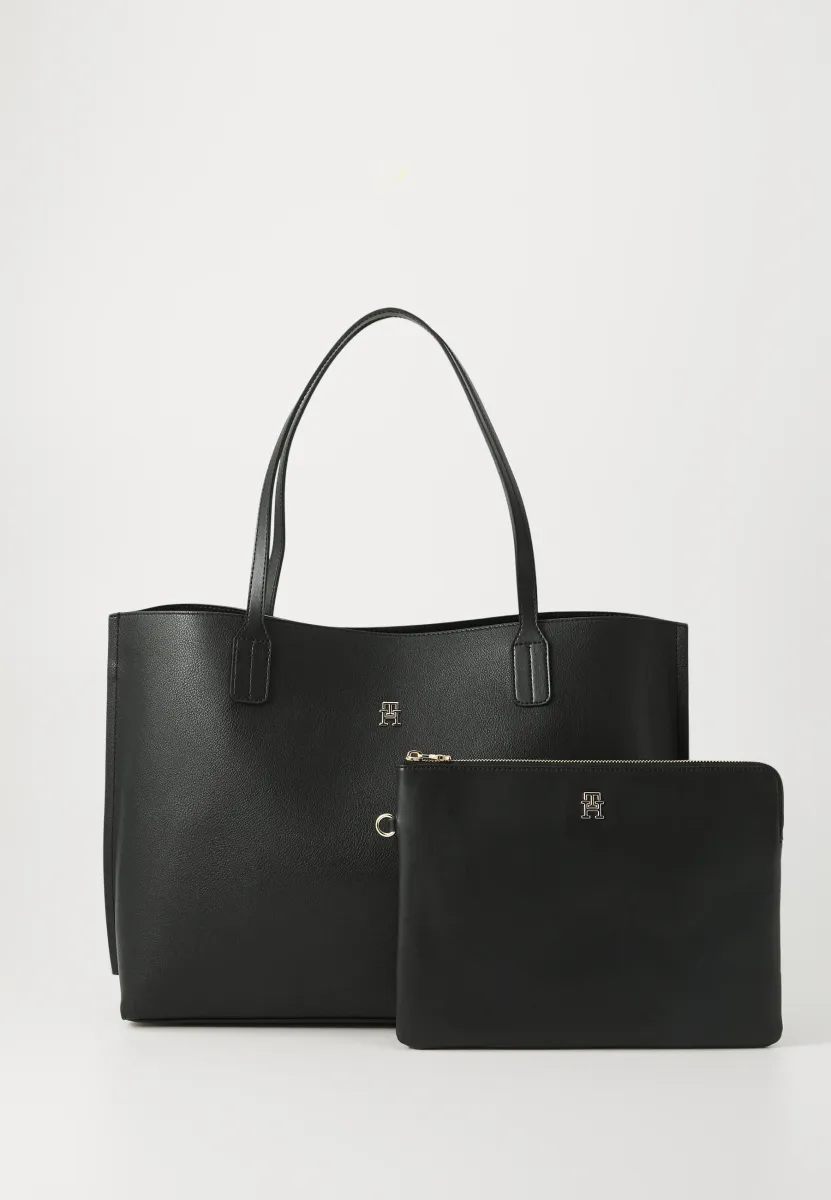 DISTINCT TOTE SET - Shopping Bag - black