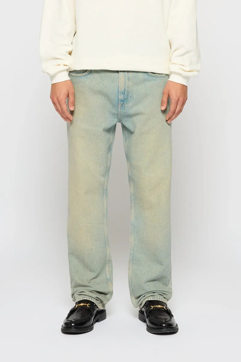 DISTRESSED - Jeans Relaxed Fit - island blue