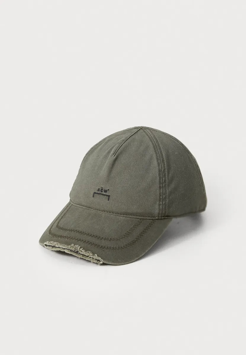 DISTRESSED UNISEX - Cap - moss
