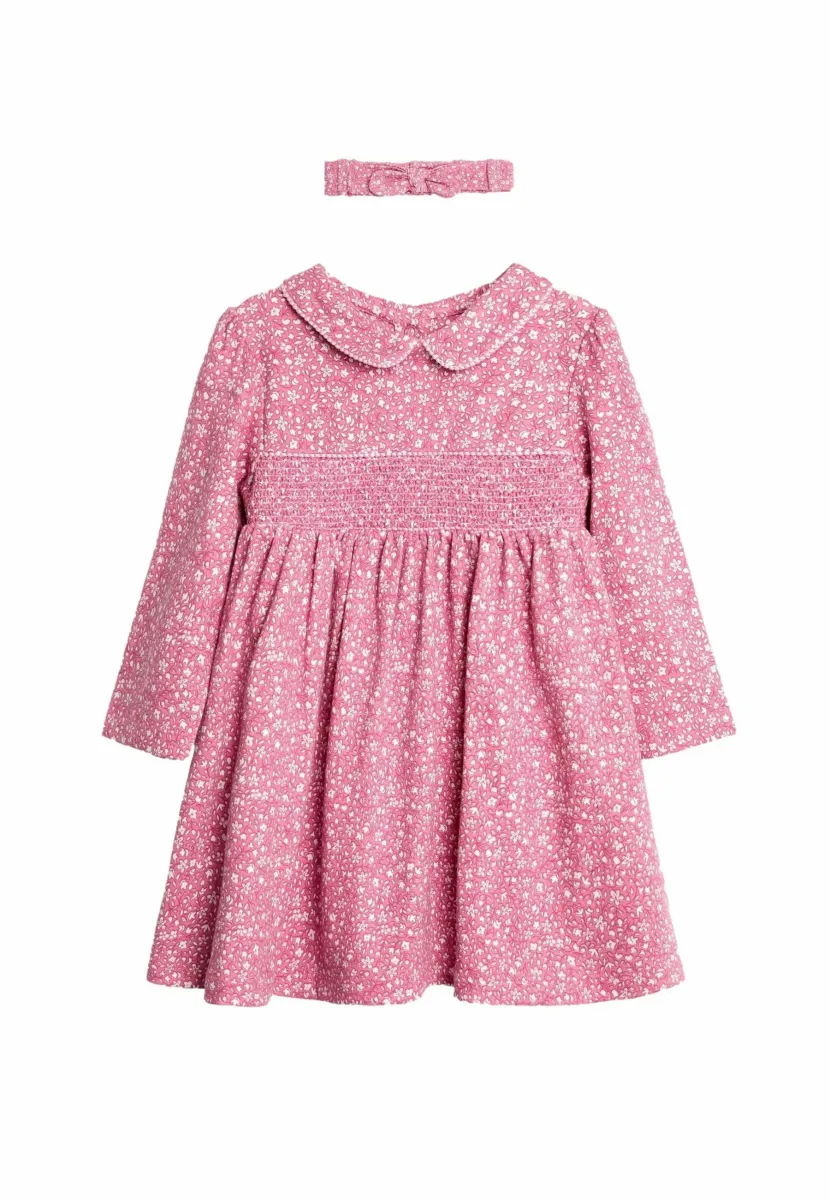 DITSY FLORAL SMOCKED PETER PAN - REGULAR FIT - Freizeitkleid - pink