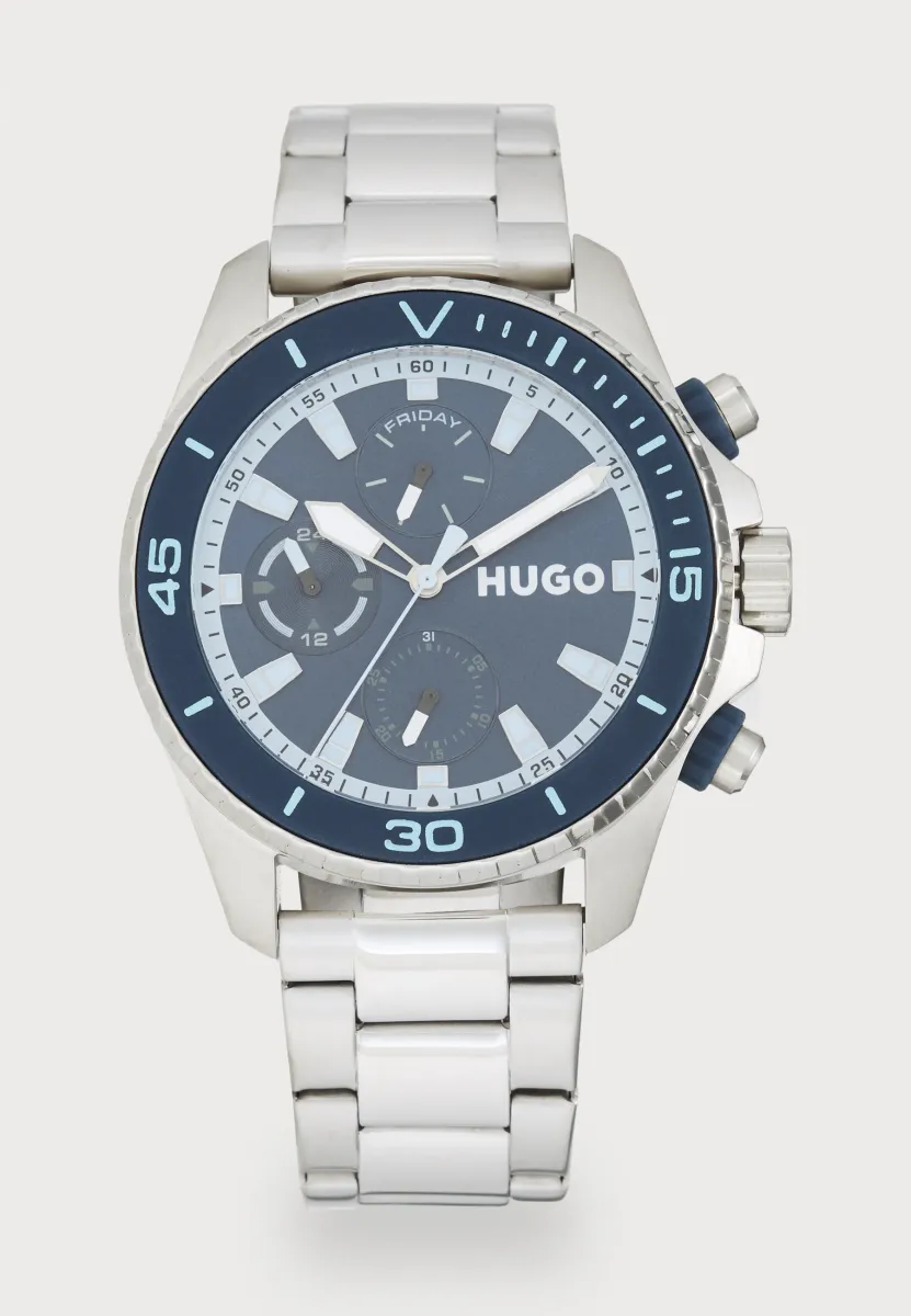 DIVE - Chronograph - silver-coloured/blue