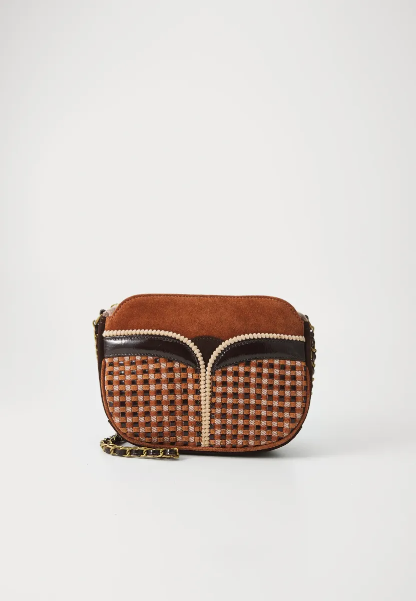 DIVINE - Umhängetasche - arty browny