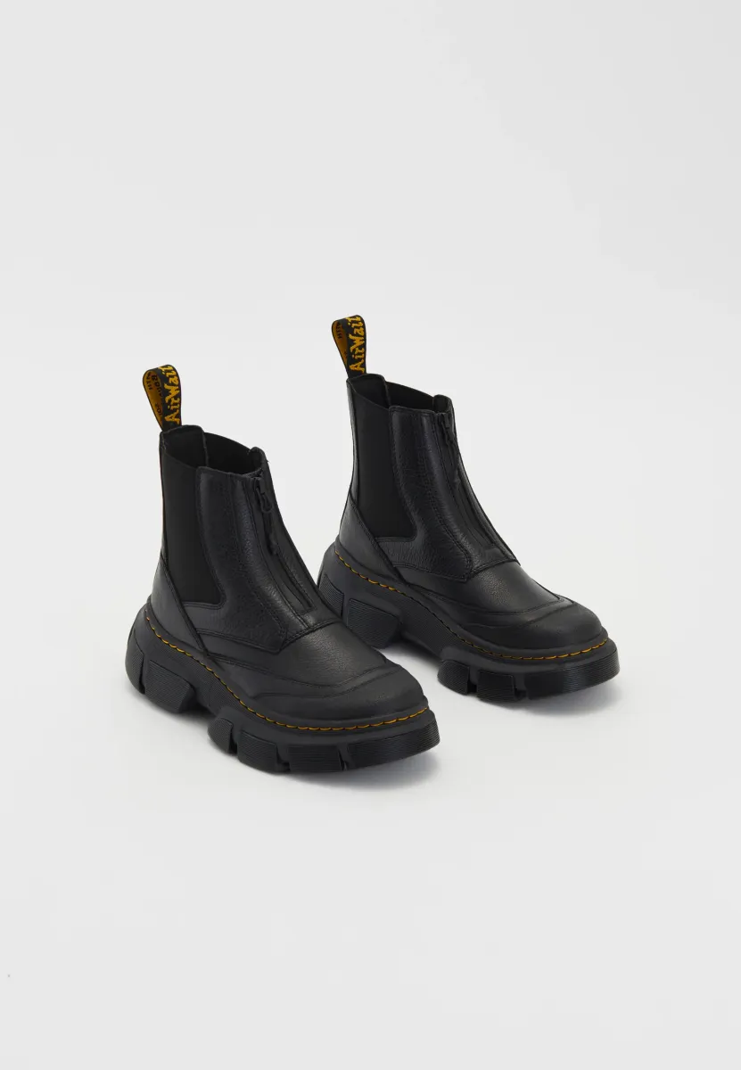 DMXL ZIP CHELSEA BOOT UNISEX - Plateaustiefel - black lunar