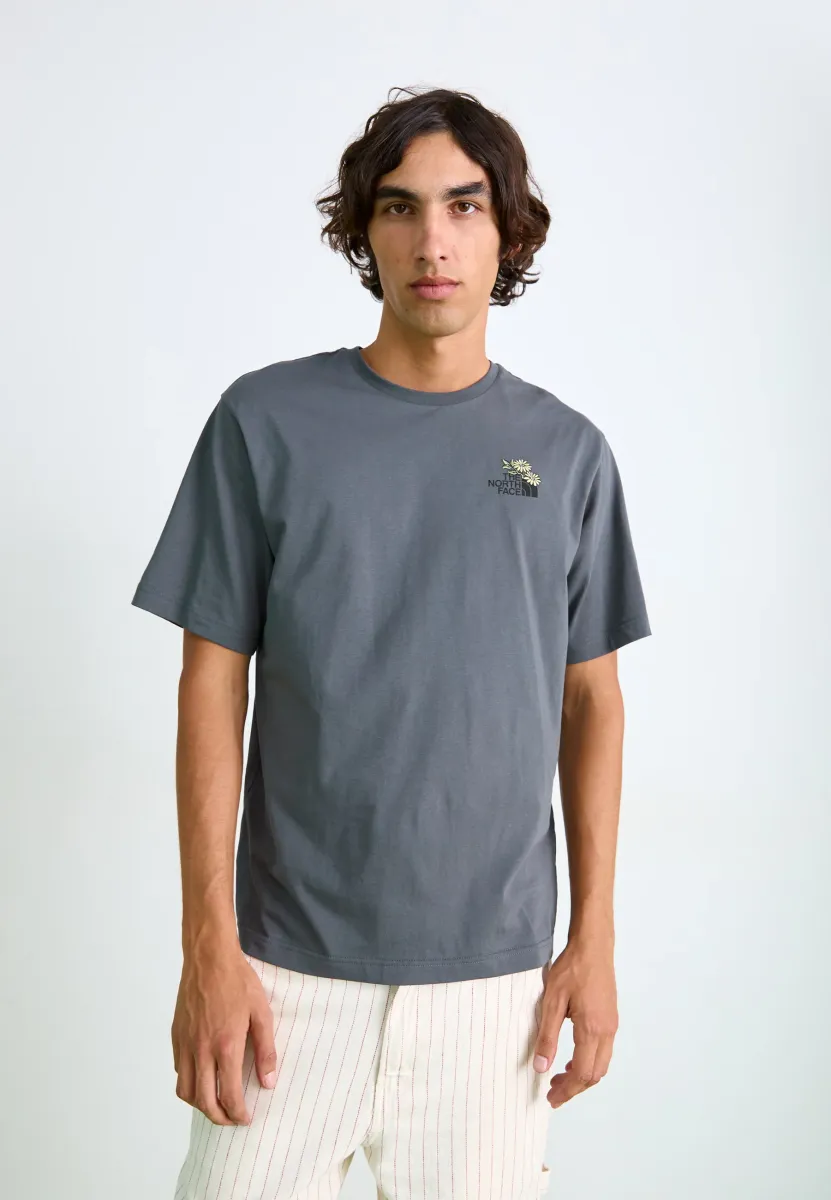 DOME TEE GRAPHIC - T-Shirt print - anthracite grey
