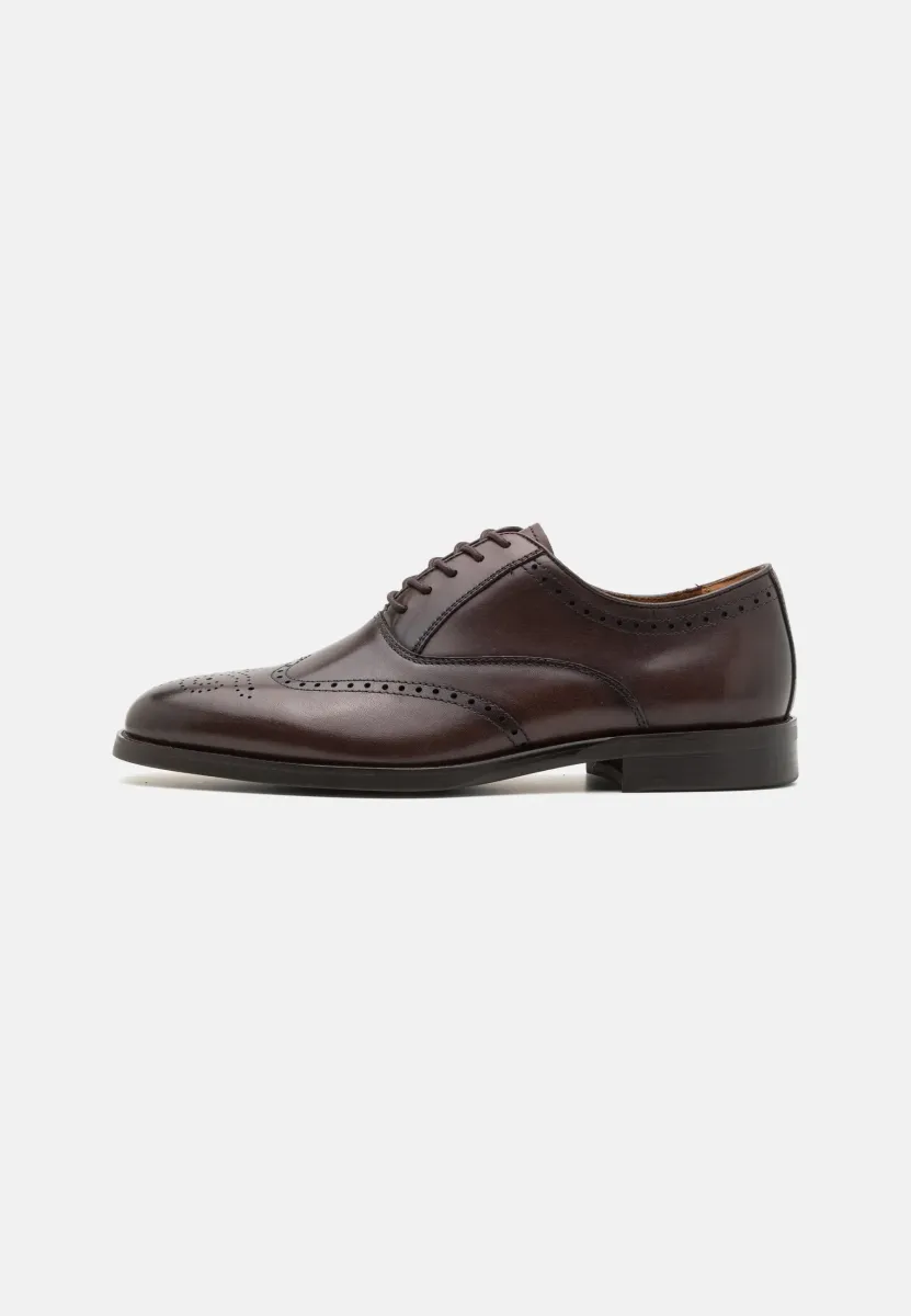 DONALD - Business-Schnürer - dark brown