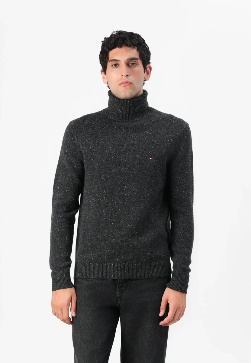DONEGAL ROLL - Strickpullover - dark grey heather