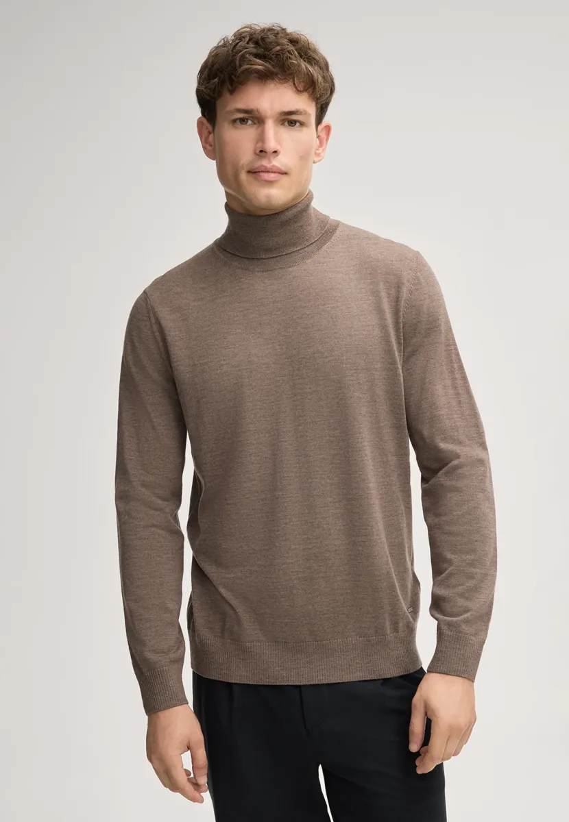 DONTE - Strickpullover - braun