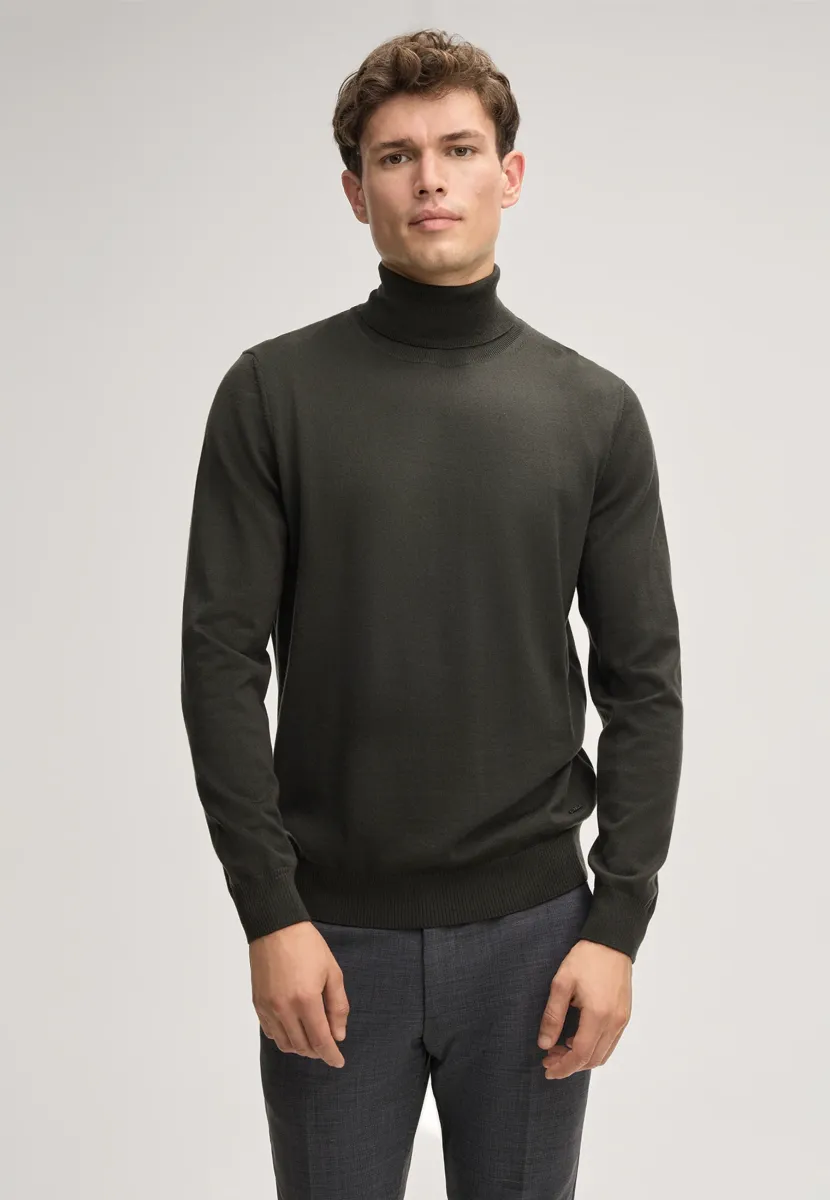 DONTE - Strickpullover - olivgrün