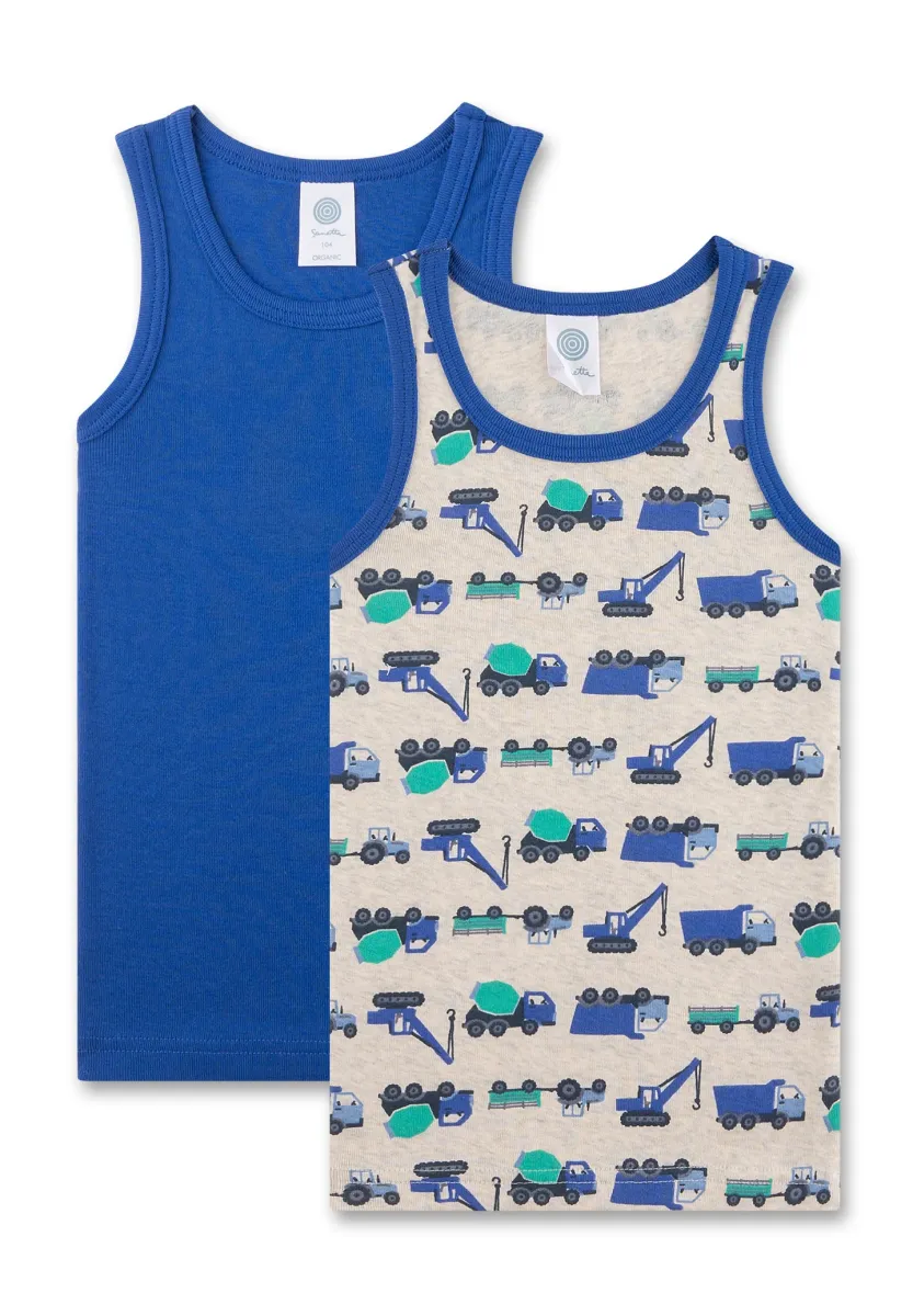 DOPPELPACK - Unterhemd/-shirt - beige