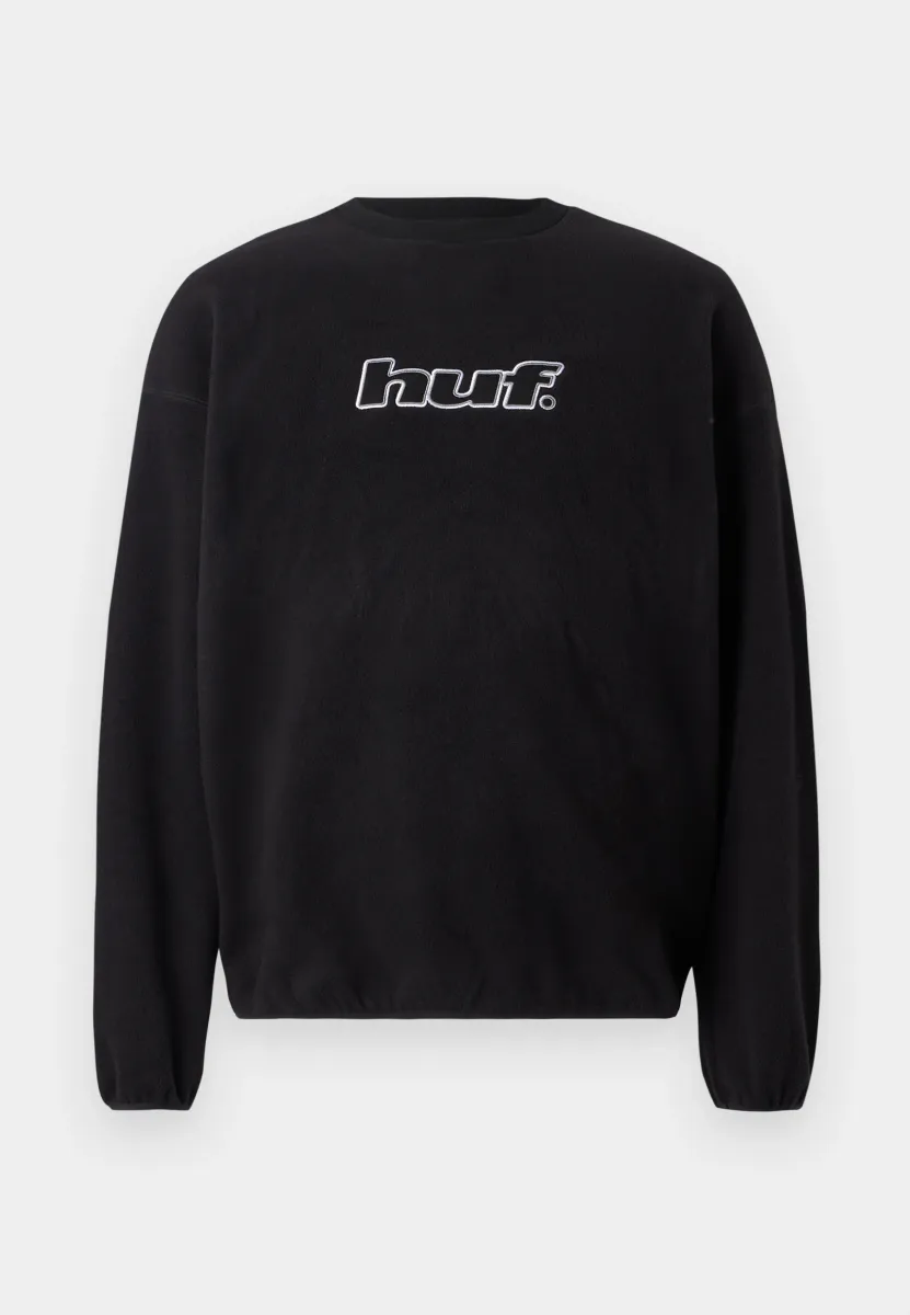 DOT POLAR CREWNECK UNISEX - Fleecepullover - black