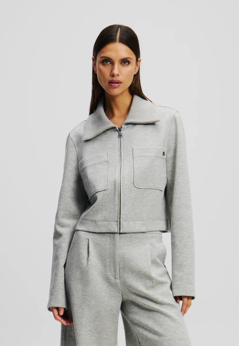 DOUBLE  - Übergangsjacke - light grey mel