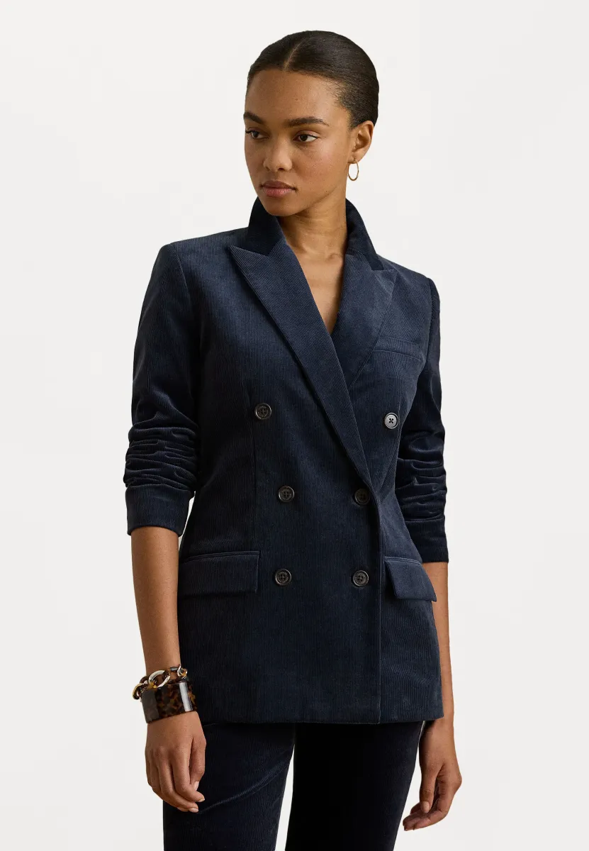 DOUBLE-BREASTED  - Blazer - lauren navy
