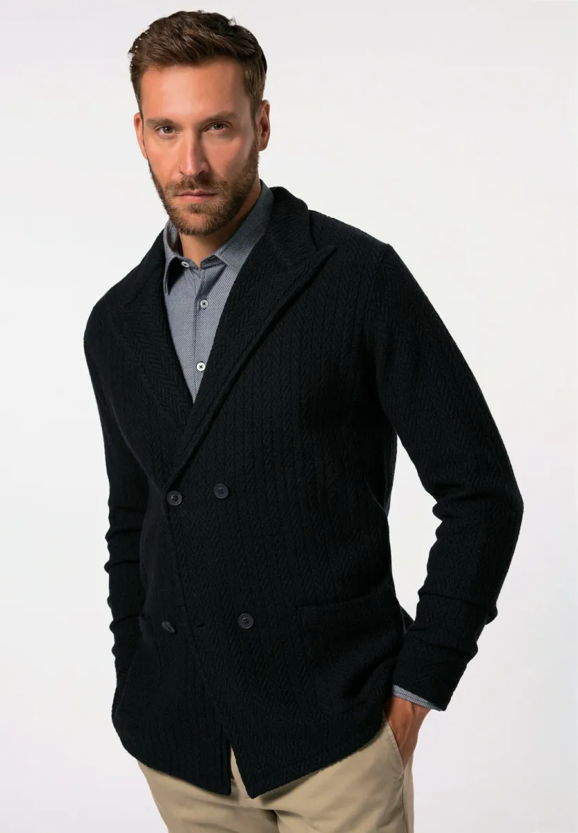 DOUBLE-BREASTED LAPEL POCKETS - Sakko - navy blue
