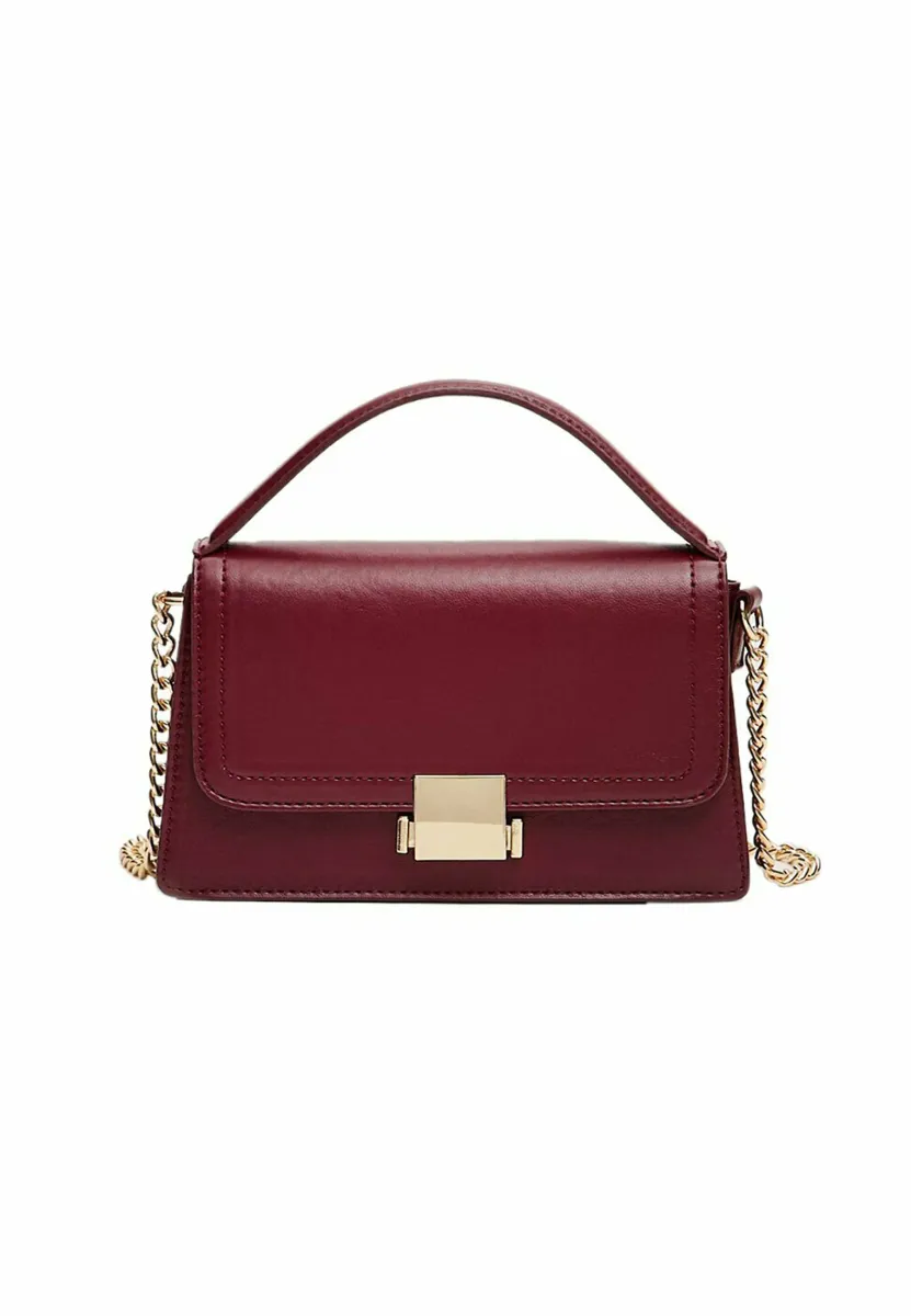 DOUBLE-HANDLE - Umhängetasche - bordeaux