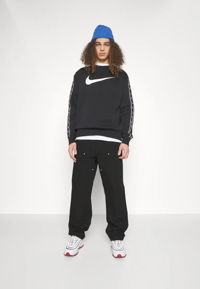 DOUBLE KNEE PANT - Stoffhose - black rinsed