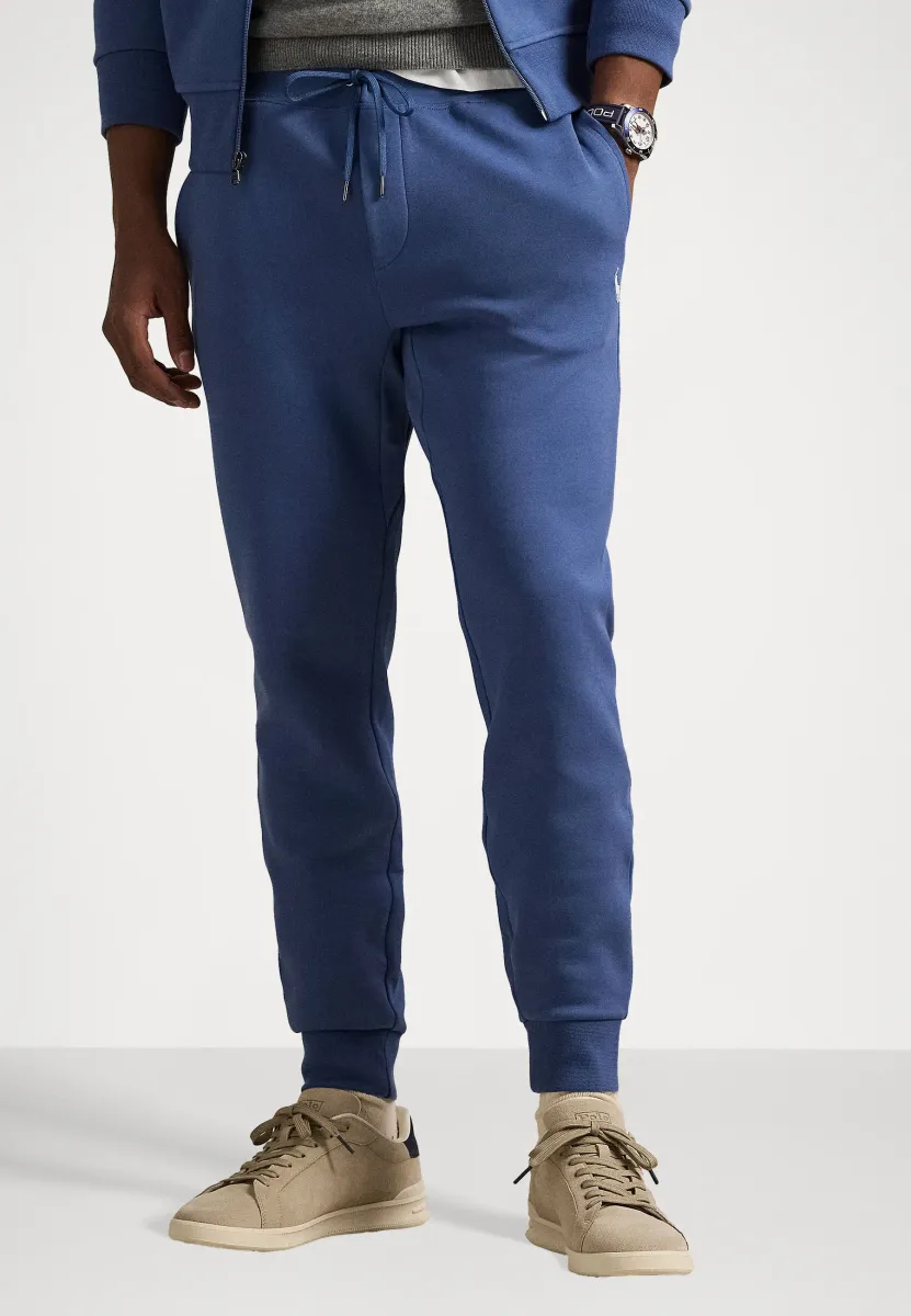 DOUBLE-KNIT JOGGER PANT - Jogginghose - earth blue