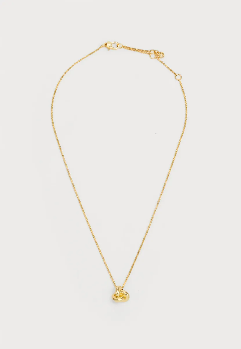 DOUBLE KNOT PENDANT - Halskette - gold-coloured