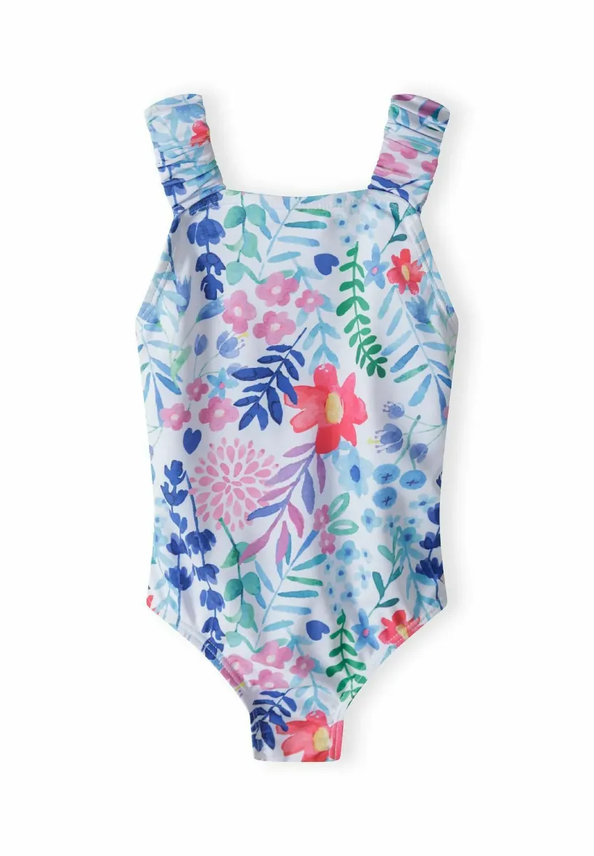 DOUBLE STRAP - Badeanzug - white multi-coloured