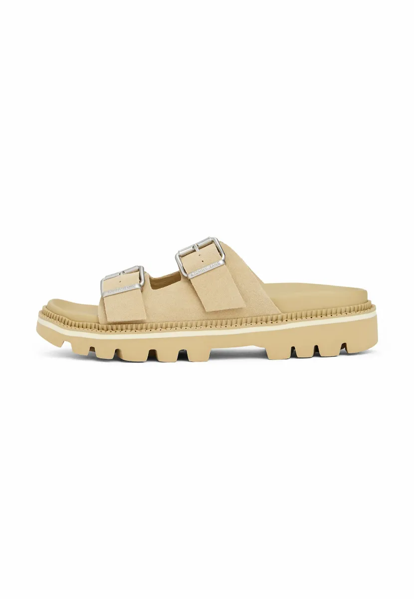 DOUBLE STRAP CLEAT  - Pantolette flach - relic tan