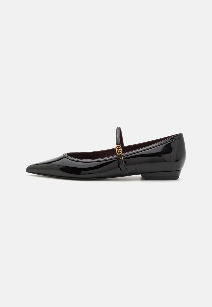 DOUBLE T BUCKLE MARY JANE - Riemchenballerina - perfect black
