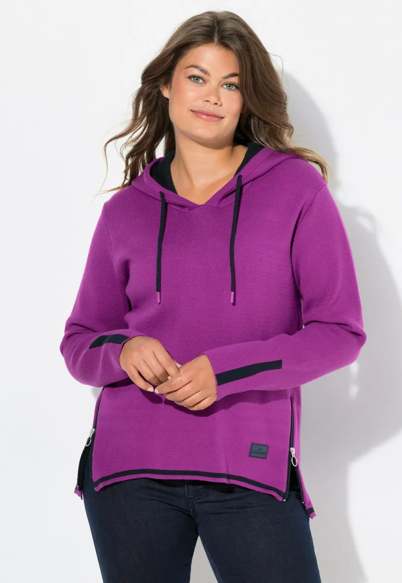DOUBLEFACE - Kapuzenpullover - fuchsia