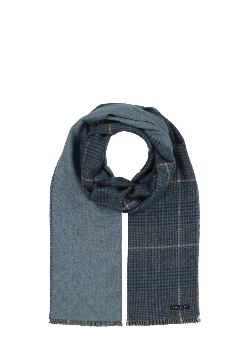 DOUBLEFACE MIT GLENCHECK KARO - Schal - navy