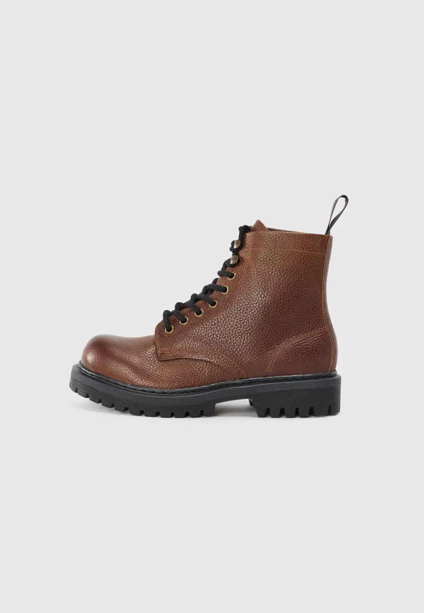 DOUBLEZERO - Schnürstiefelette - dark brown