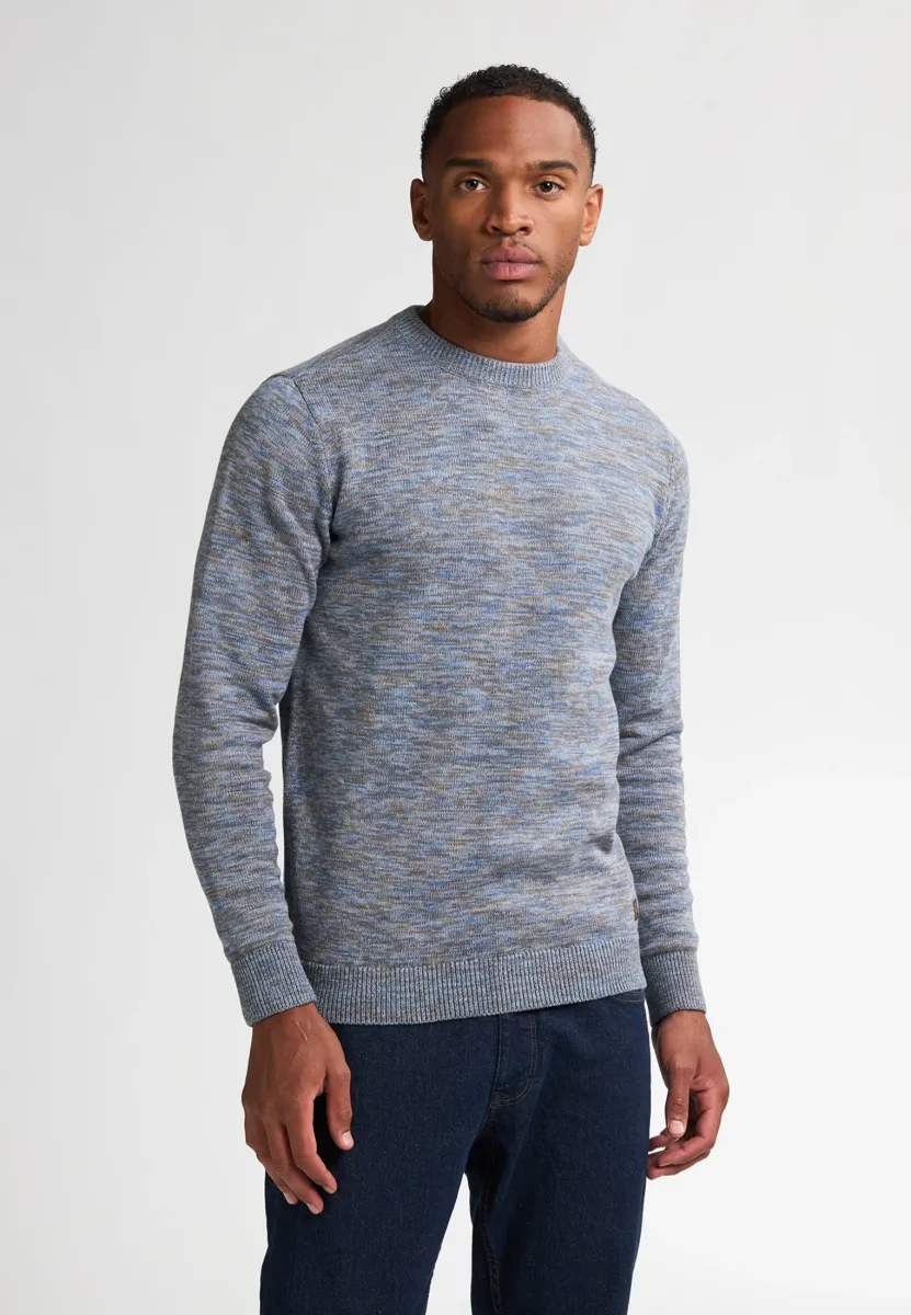 DOVER ROUND NECK - Strickpullover - indie blue