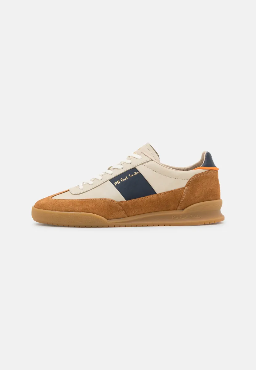 DOVER - Sneaker low - cognac/off-white