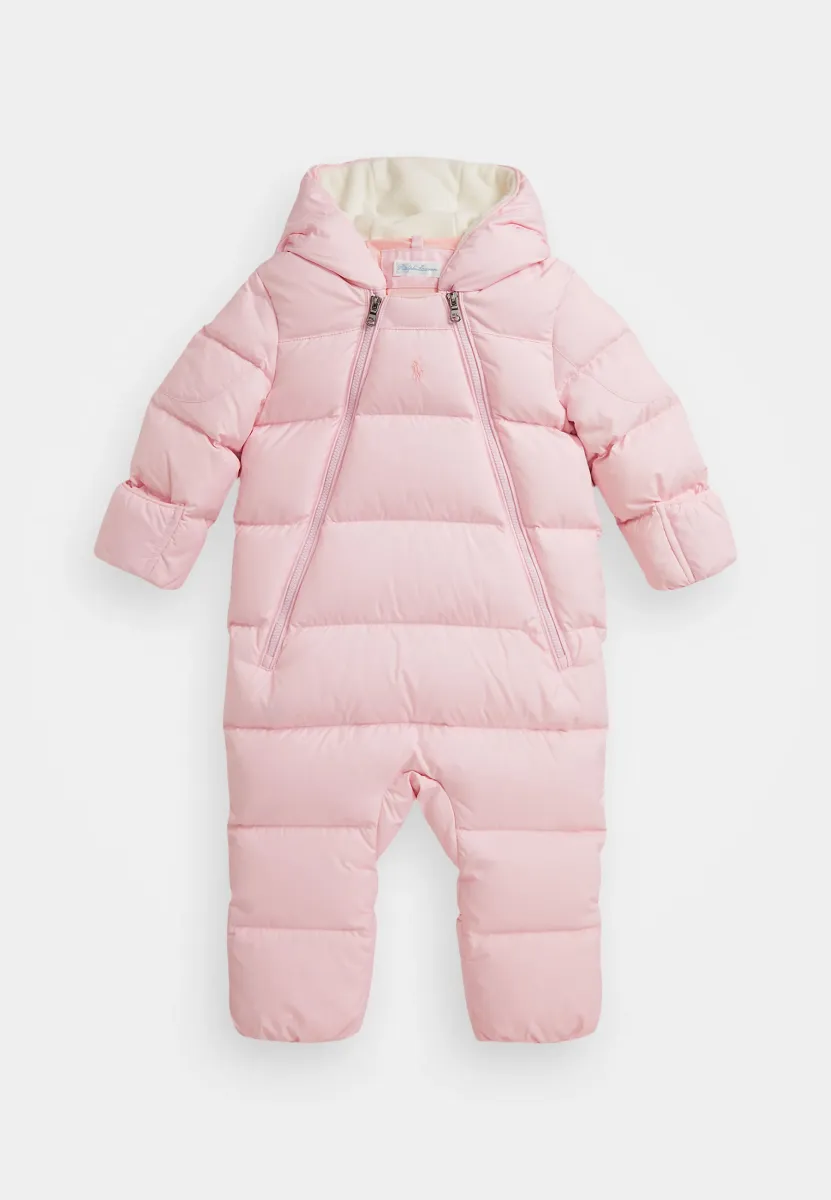 DOWN HOODED BUNTING UNISEX - Schneeanzug - hint of pink