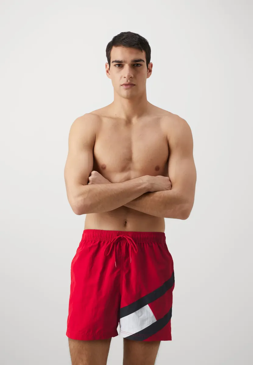 DRAWSTRING - Badeshorts - red