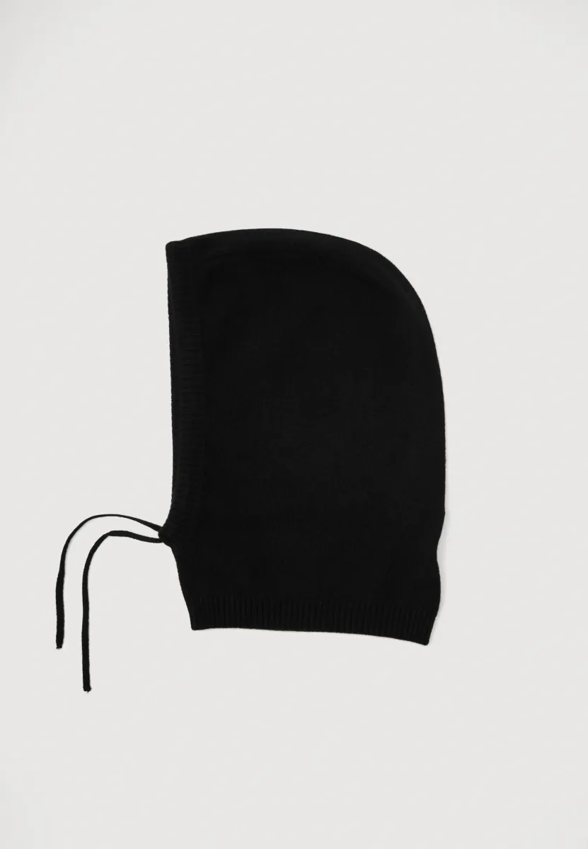 DRAWSTRING BALACLAVA UNISEX - Kopftuch - black