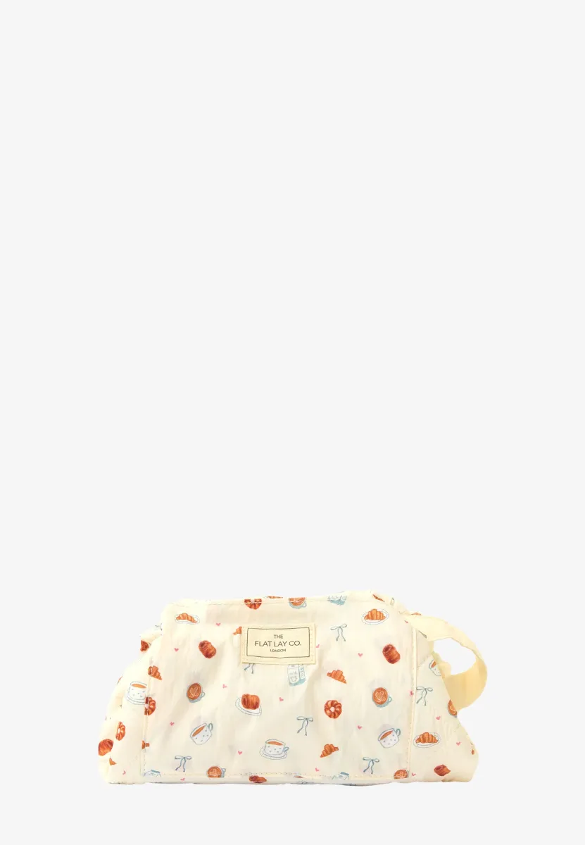 DRAWSTRING FLAT LAY MAKEUP BAG - Kosmetiktasche - patisserie