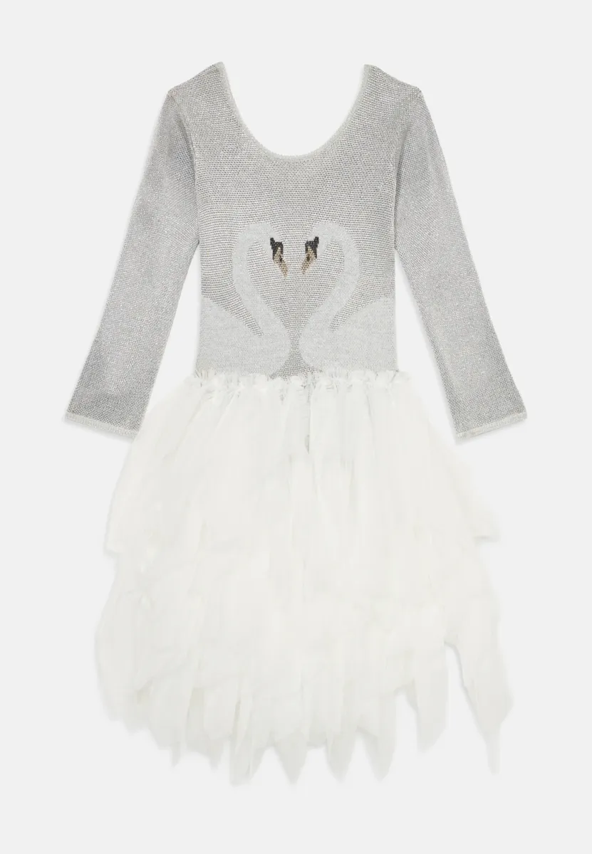 DRESS - Freizeitkleid - silver-coloured