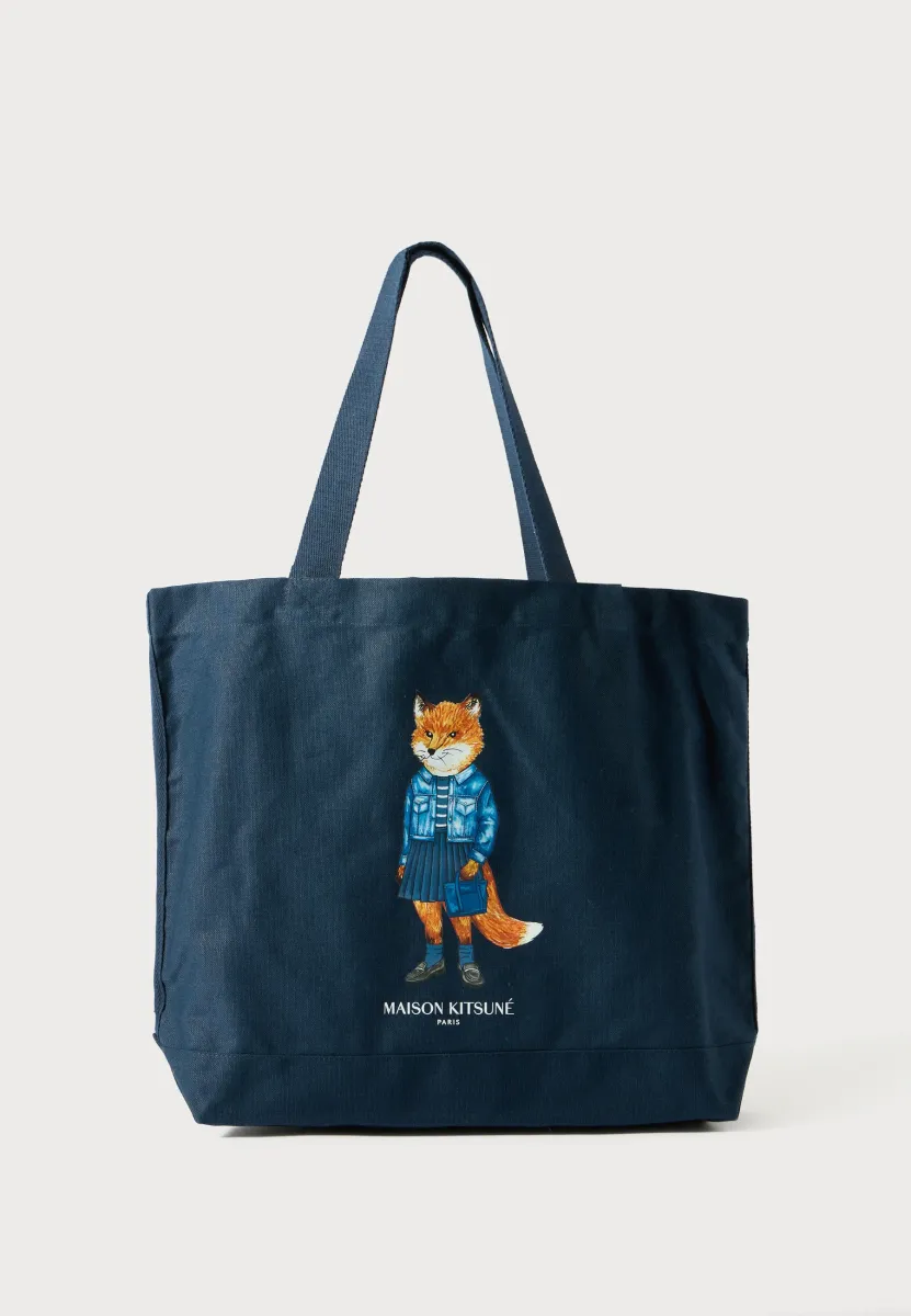 DRESSED  FOX TOTE - Shopping Bag - classic navy