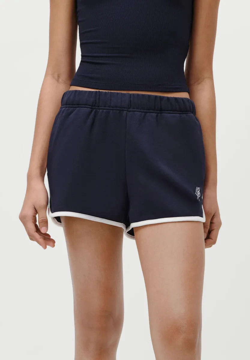 DREW - Shorts - navy/weiß