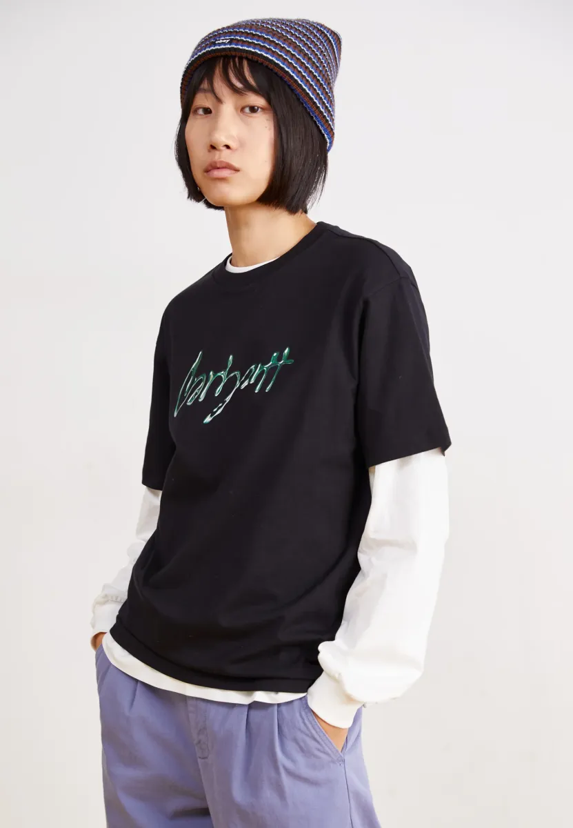 DRIP SCRIPT - T-Shirt print - black