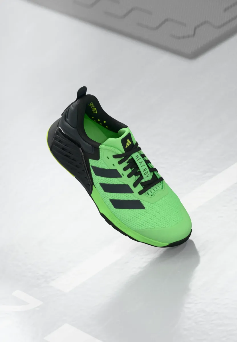 DROPSET 3 TRAINER UNISEX - Trainingsschuh - lime burst/carbon/lucid lemon