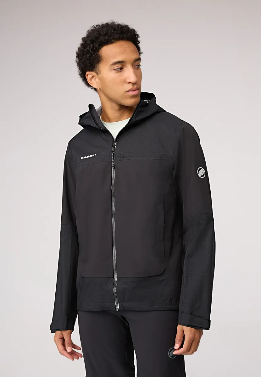 DUCAN GUIDE HOODED - Hardshelljacke - black