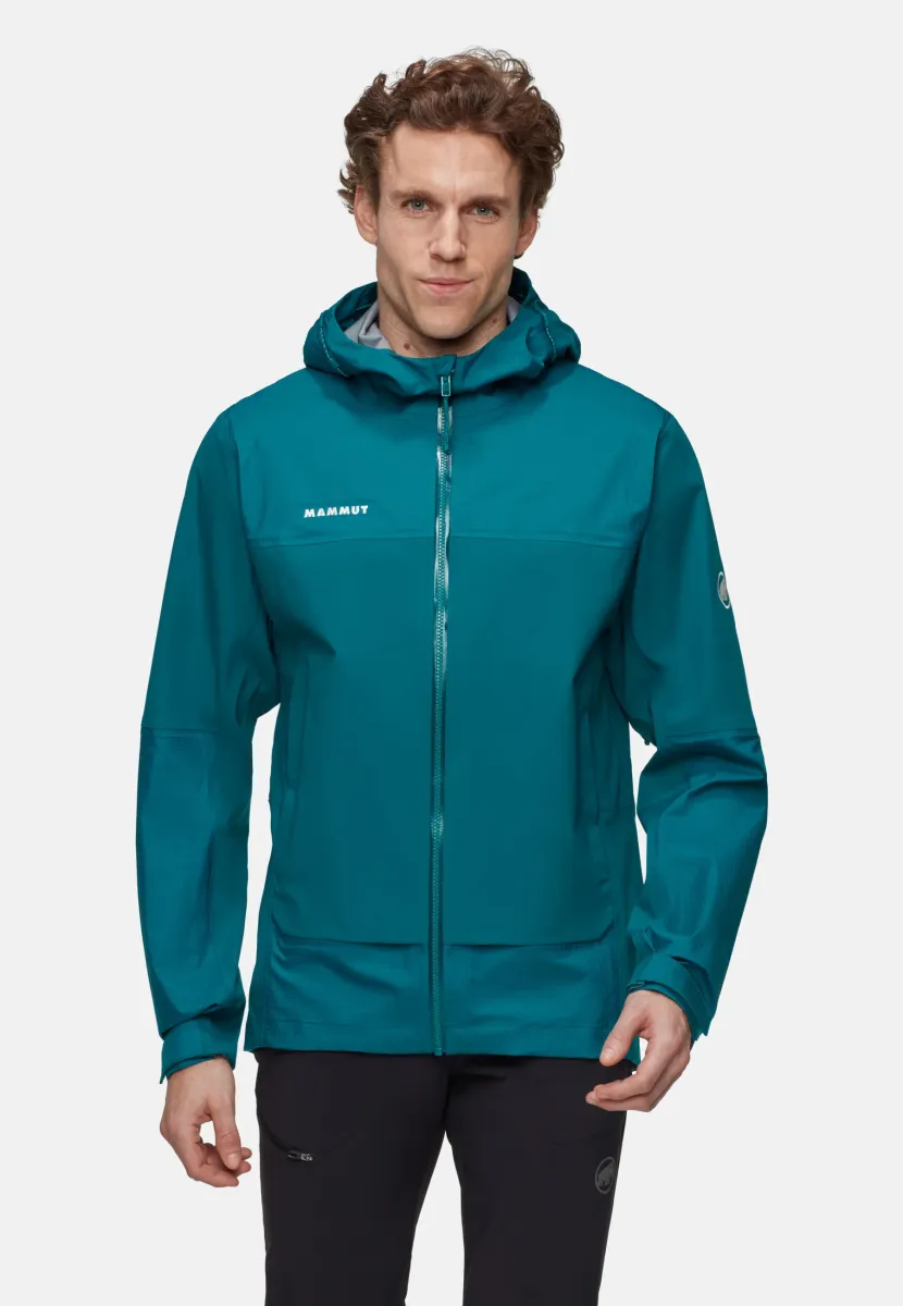 DUCAN GUIDE HOODED - Hardshelljacke - deep teal