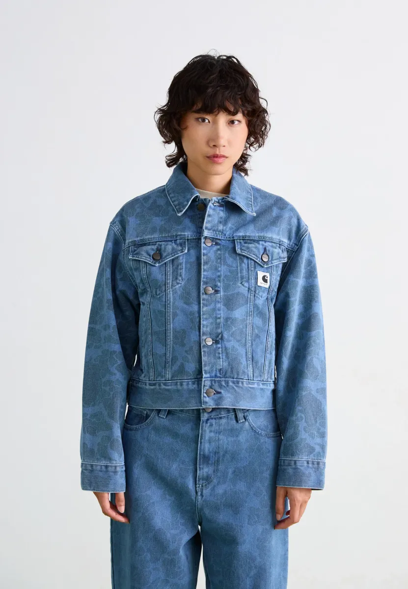 DUCK ORELL JACKET - Jeansjacke - blue bleached