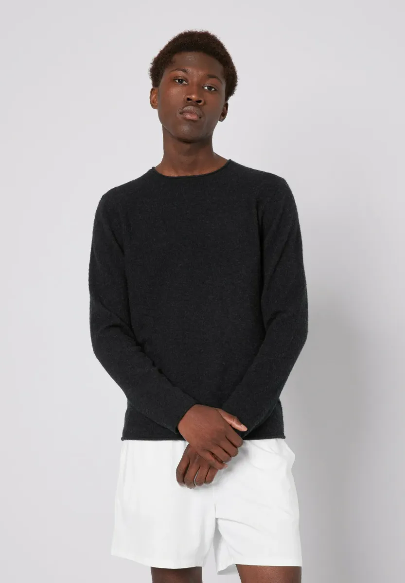 DUCKSBAY - Strickpullover - navy chine noir
