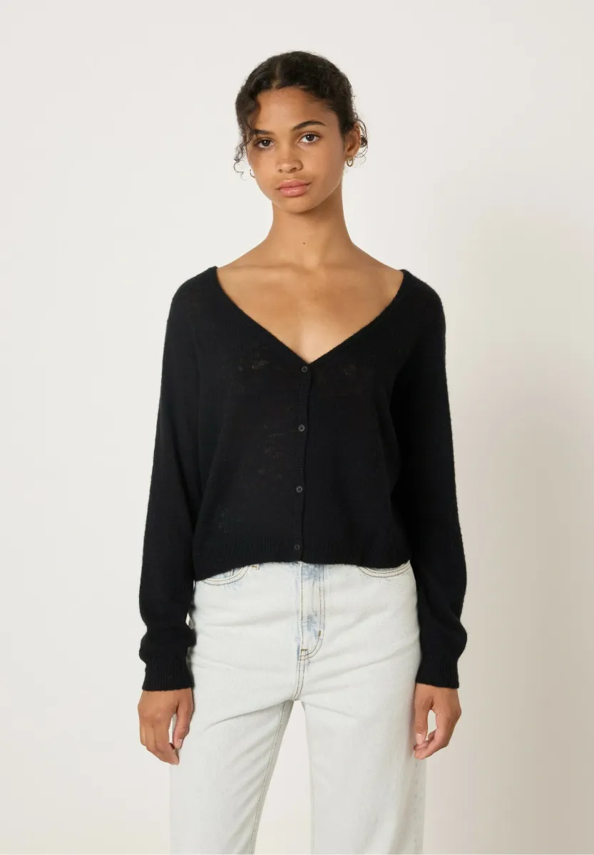 DUMY - Strickjacke - noir