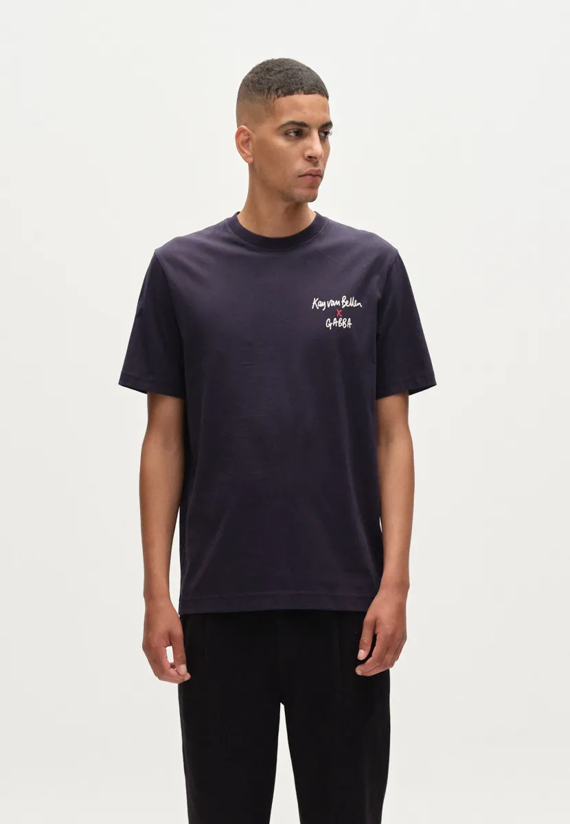 DUNE KAY  - T-Shirt print - navy